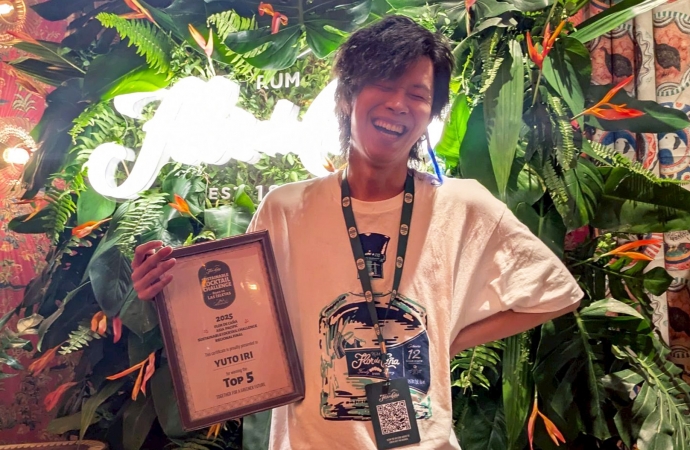 日本代表・入 優仁氏 フロール・デ・カーニャ サステナブル・カクテル・チャレンジ2025 アジア大会でTOP5入賞